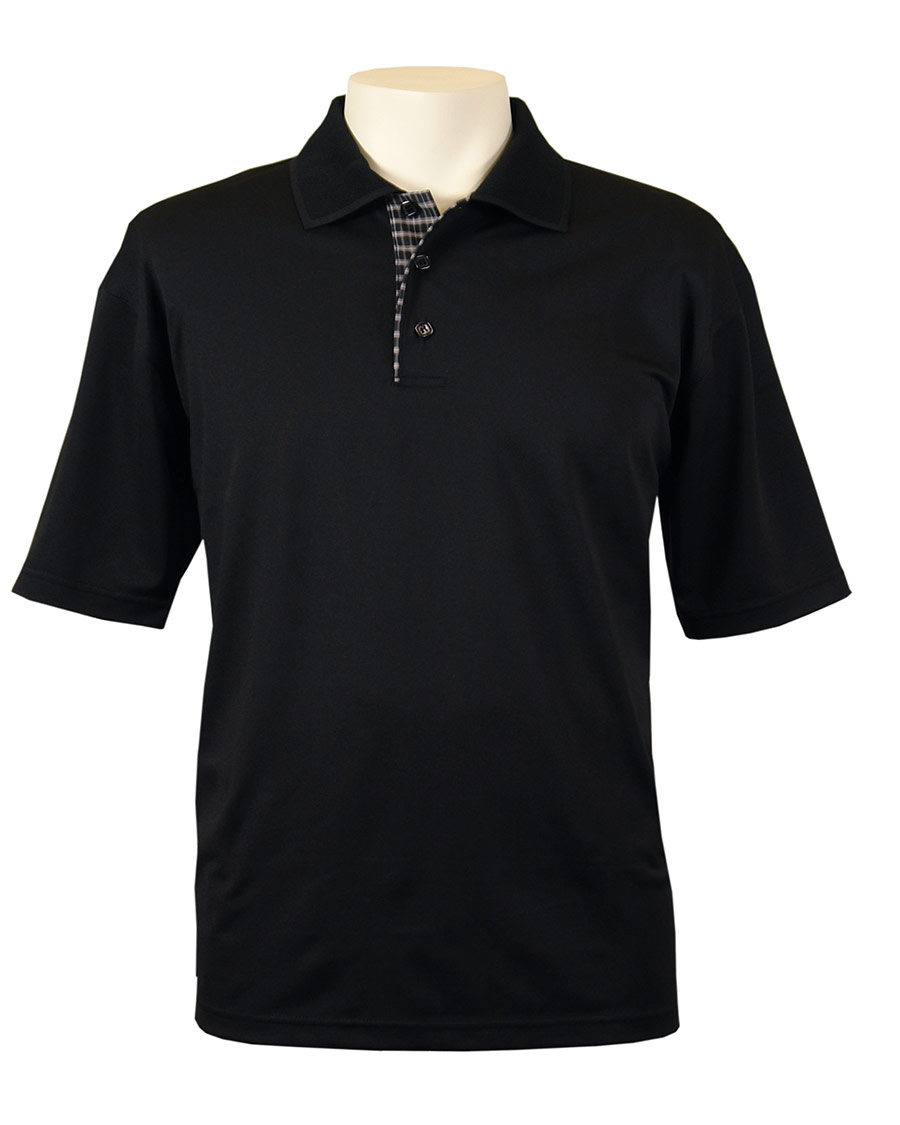 USA Plaid Placket Blend Polo Shirt - The Frank Doolittle Company