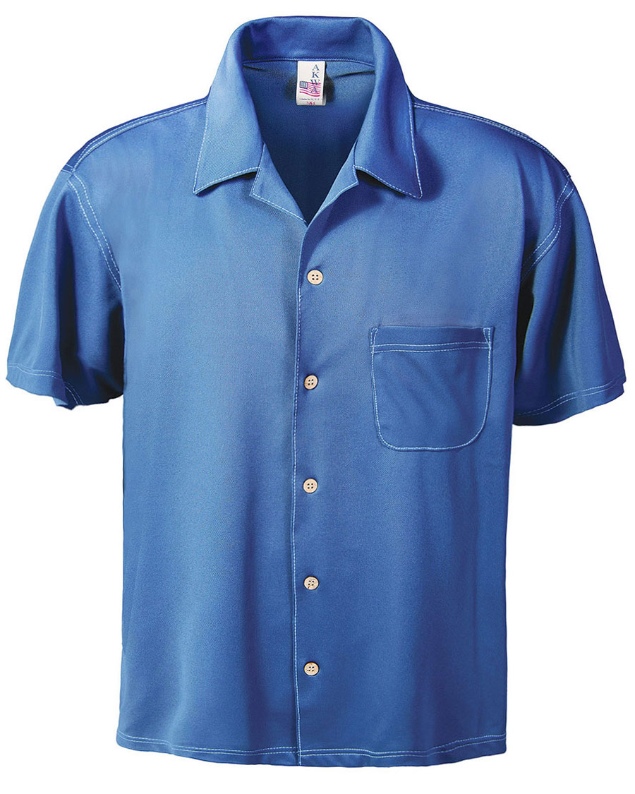 USA Stretch AquaDry Button Up Camp Shirt The Frank Doolittle Company