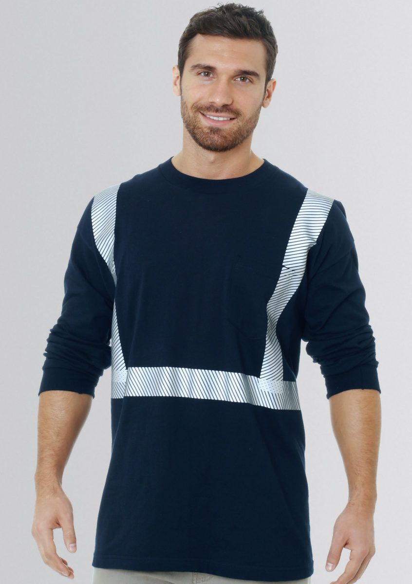 hi vis long sleeve cotton shirt
