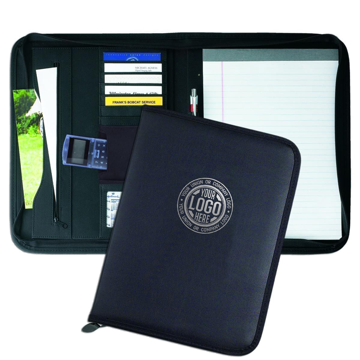 Union Faux Leather Tribeca Zipper Folder The Frank Doolittle Company